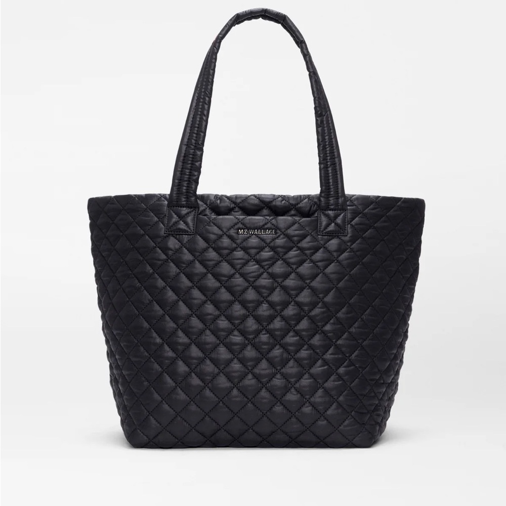 MZ Wallace Metro Deluxe Tote Medium in Black